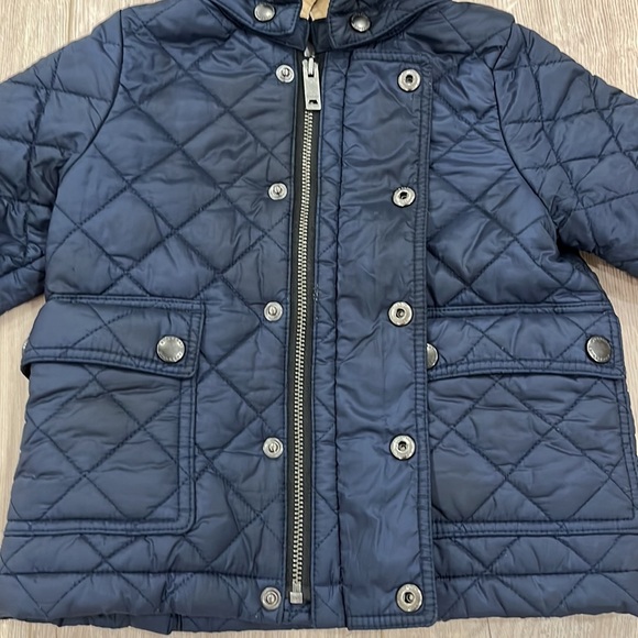 AUTHENTIC BURBERRY KIDS UNISEX JACKET REMOVABLE HOODIE 12M - Picture 9 of 11